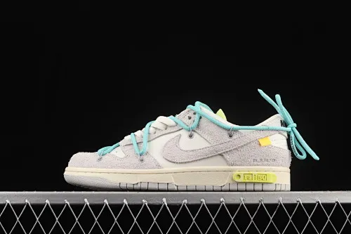 All categories Nk SB Dunk Series Nk SB Dunk Low low-cut sneakers G version OF x Nk Dunk Low "12 of 50" OW suede SB smashed backboard fashion casual sneakers DJ0950-106